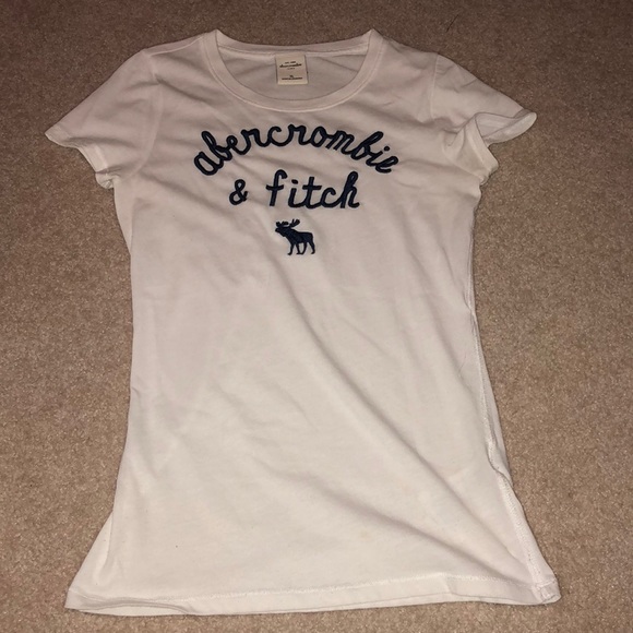 Abercrombie & Fitch Other - Abercrombie & Fitch White Logo Tee